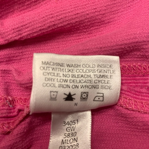 Hanna Andersson Pink Corduroy Skirt - sz 120 (6/7) - Picture 5 of 5